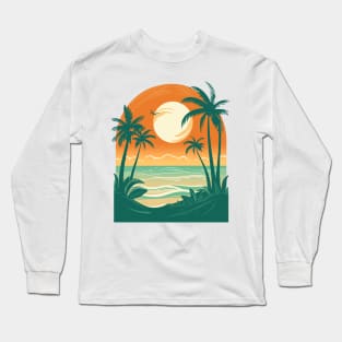 Endless Summer | Unisex Retro Surf & Beach Shirt Long Sleeve T-Shirt